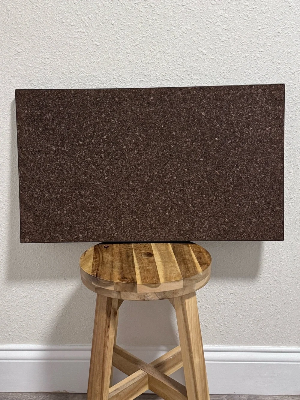 HTF IKEA SVENSÅS Cork Memo Board Dark Brown Wall Organization Modern Decor